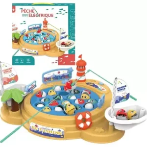 Juego de Pesca Eléctrico 360° con Música y Luces