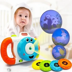 Juguete Camara Proyector Musical Con 4 Discos Dreams