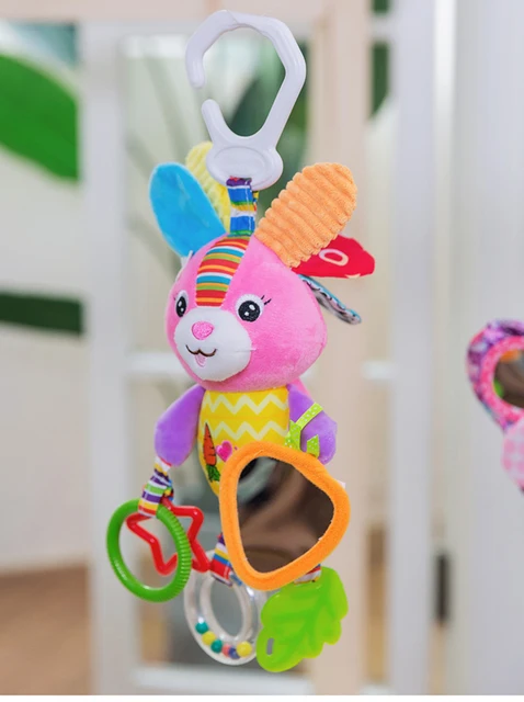 Juguete Colgador Sensorial de Felpa (Conejito Mimos) - Imagen 2