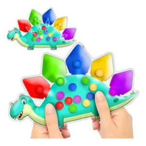 Juguete Fidget Sensorial y Clasificación Estegosaurios