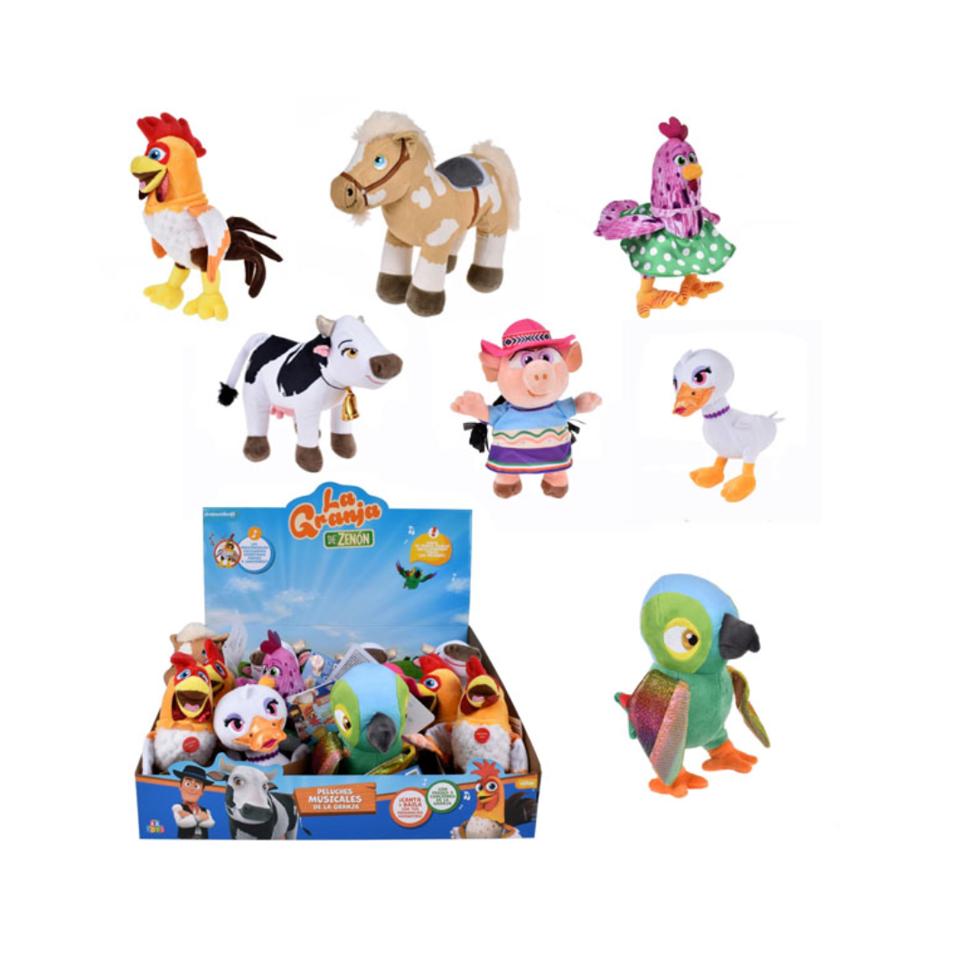 PELUCHES MUSICALES VARIOS LA GRANJA DE ZENON