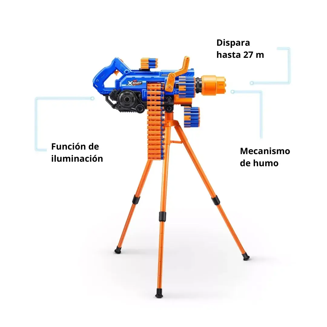Ametralladora con Trípode X-Shot Max Attack – 24575 - Imagen 3