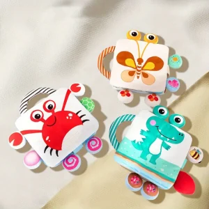 Libro Sensorial con Cascabel Cute Animals