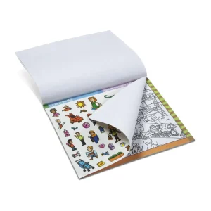 Libro para Colorear con Stickers-13694