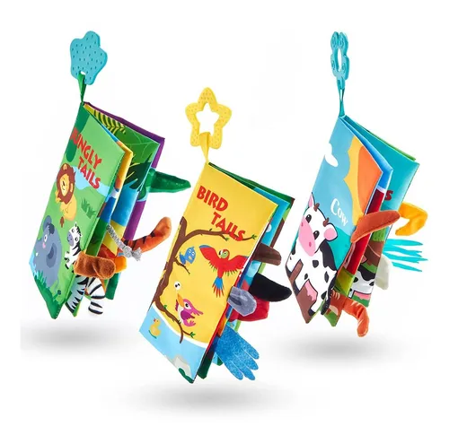 Libro sensorial Animales con Mordedor