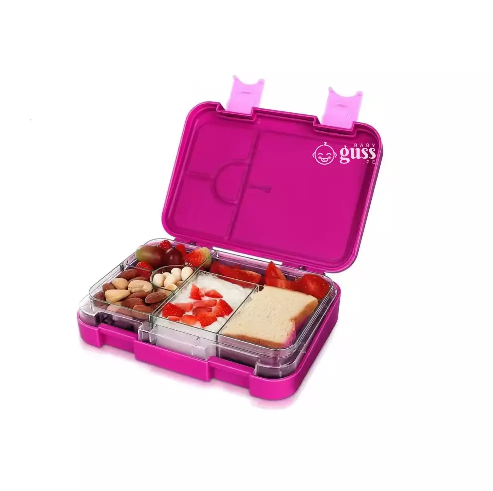 Lunch Box Tritan 6 Divisiones Kinder- Spring zoo - Imagen 2