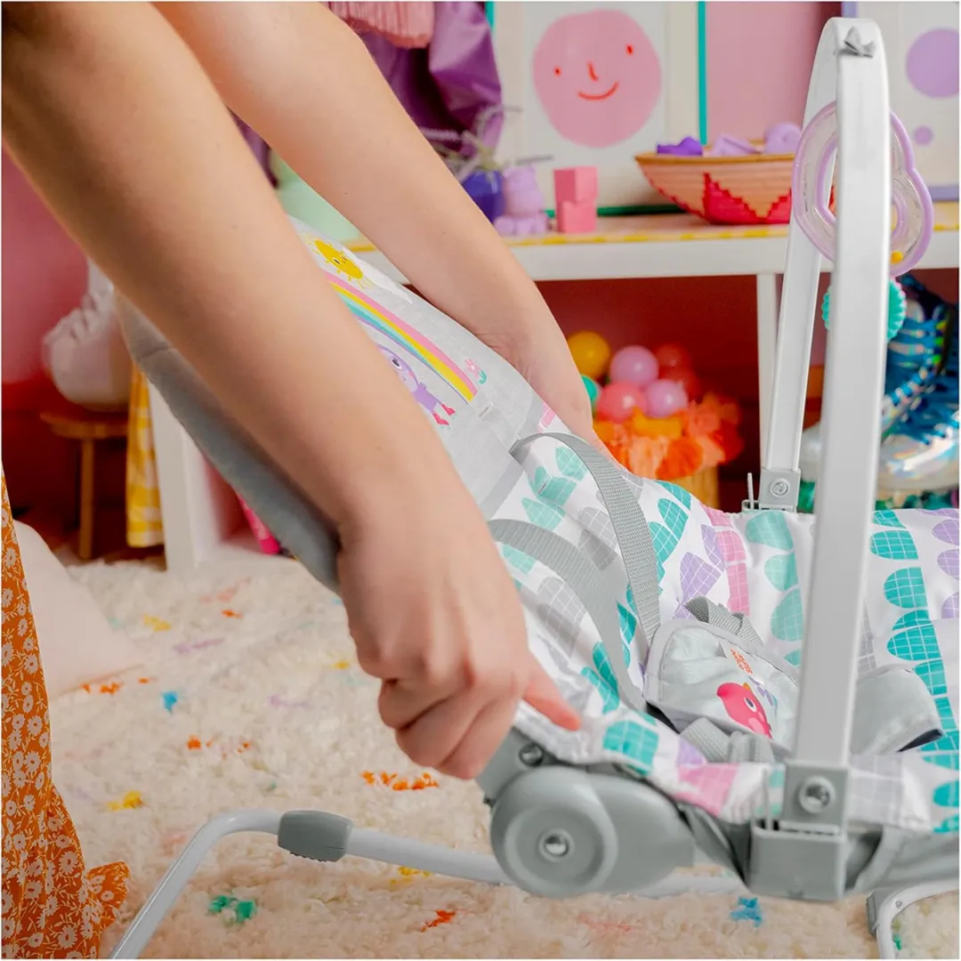 Mecedora Bright Starts Rosy Rainbow – 24639 - Imagen 5