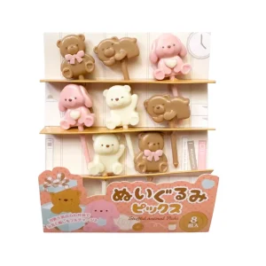 Mini picks set x8 (Ositos Sweety)