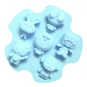 Molde de Silicona Doraemon y Amigos
