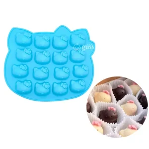 Molde silicona para Kittytejas- Hello Kitty