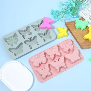 Molde silicona para cupcake Mariposas