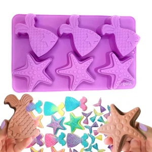 Molde silicona para cupcake Sirena Magic