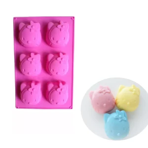 Molde silicona para gomitas/chocolates- Hello kitty