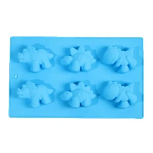Molde silicona para cupcake Dinoland