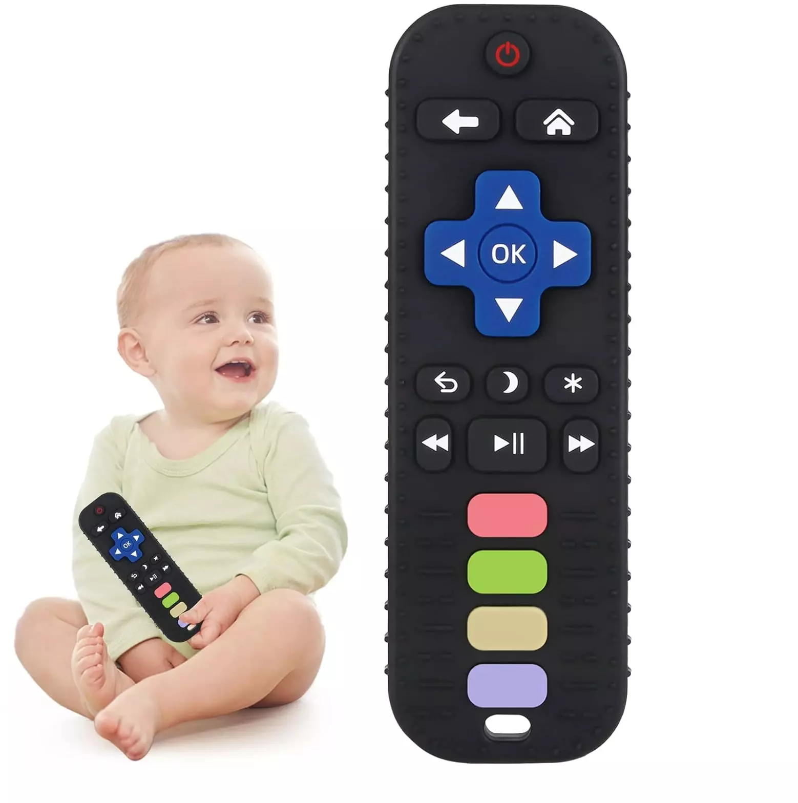 Mordedor bebé modelo control TV – Black