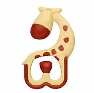 Mordedor masajeador con forma de Jirafa