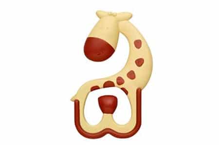 Mordedor masajeador con forma de Jirafa