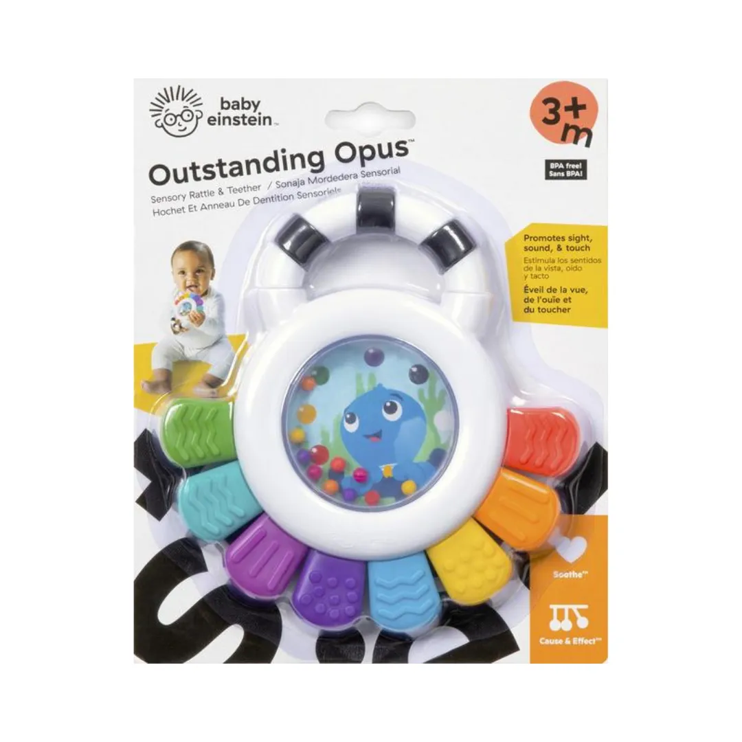 Mordillo y Sonajero de Pulpo – Baby Einstein – 5037 - Imagen 4