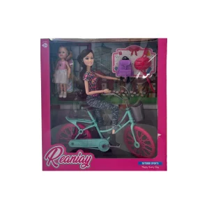 Muñeca Ciclista con Accesorios – 24500