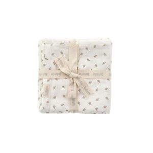 2 Muselinas Tutete Leaves White