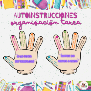 Autoinstrucciones organización tarea