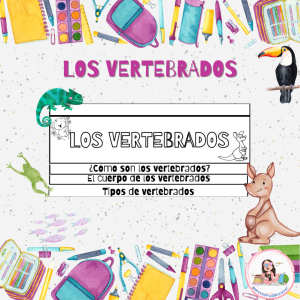 LOS VERTEBRADOS