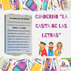 Cuaderno “La casa de las letras”