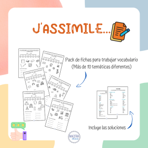 PACK J’ASSIMILE LE VOCABULAIRE