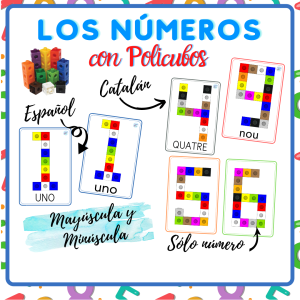 LOS NÚMEROS CON POLICUBOS. PACK