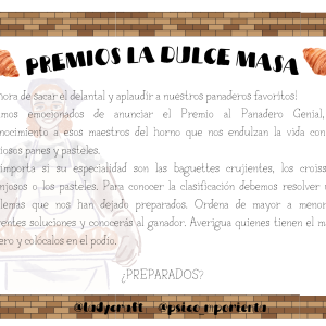 PREMIOS LA DULCE MASA