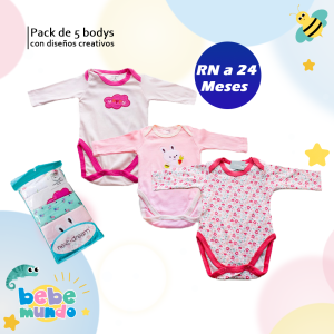 Pack de Bodys de RN a 24 Meses Nene y Nena – 2757