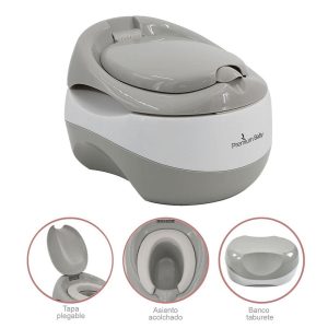 Pelela Gris 3 en 1 Premium Baby – 7802