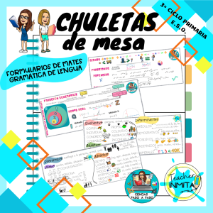 CHULETA/FORMULARIO MATES Y LENGUA