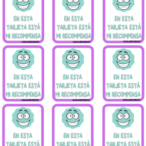 EN ESTA TARJETA ESTÁ TU RECOMPENSA