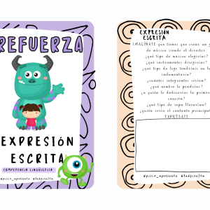 REFUERZA EXPRESIÓN ESCRITA