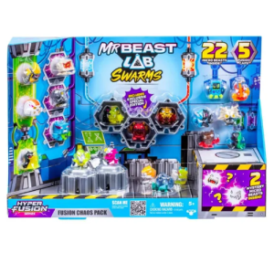 MR. BEAST LAB SWARMS – MEGA PACK DE 22 MICROFIGURAS COLECCIONABLES