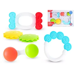 Set Sonaja Con Mordedor 4 Piezas (Baby Time)