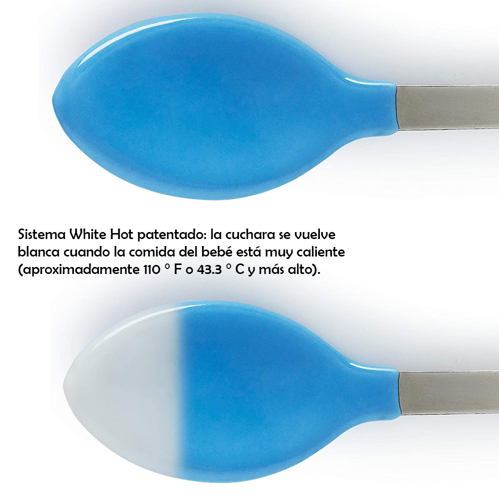 Set de 4 Cucharas Inox White Hot MUNCHKIN – 1388 - Imagen 3