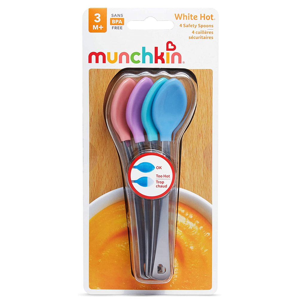 Set de 4 Cucharas Inox White Hot MUNCHKIN – 1388 - Imagen 4