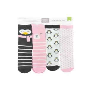 Set de 4 Medias Altas para Nena (12 a 24 meses) – 24486