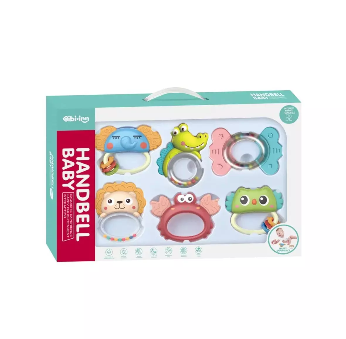 Set de sonajas 6 Piezas (Handbell)