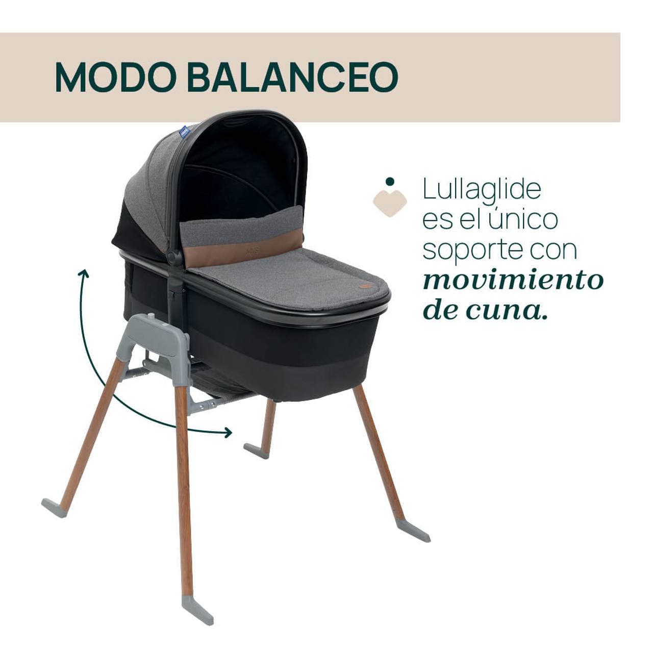 Soporte Lullaglide para capazo Chicco - Imagen 2