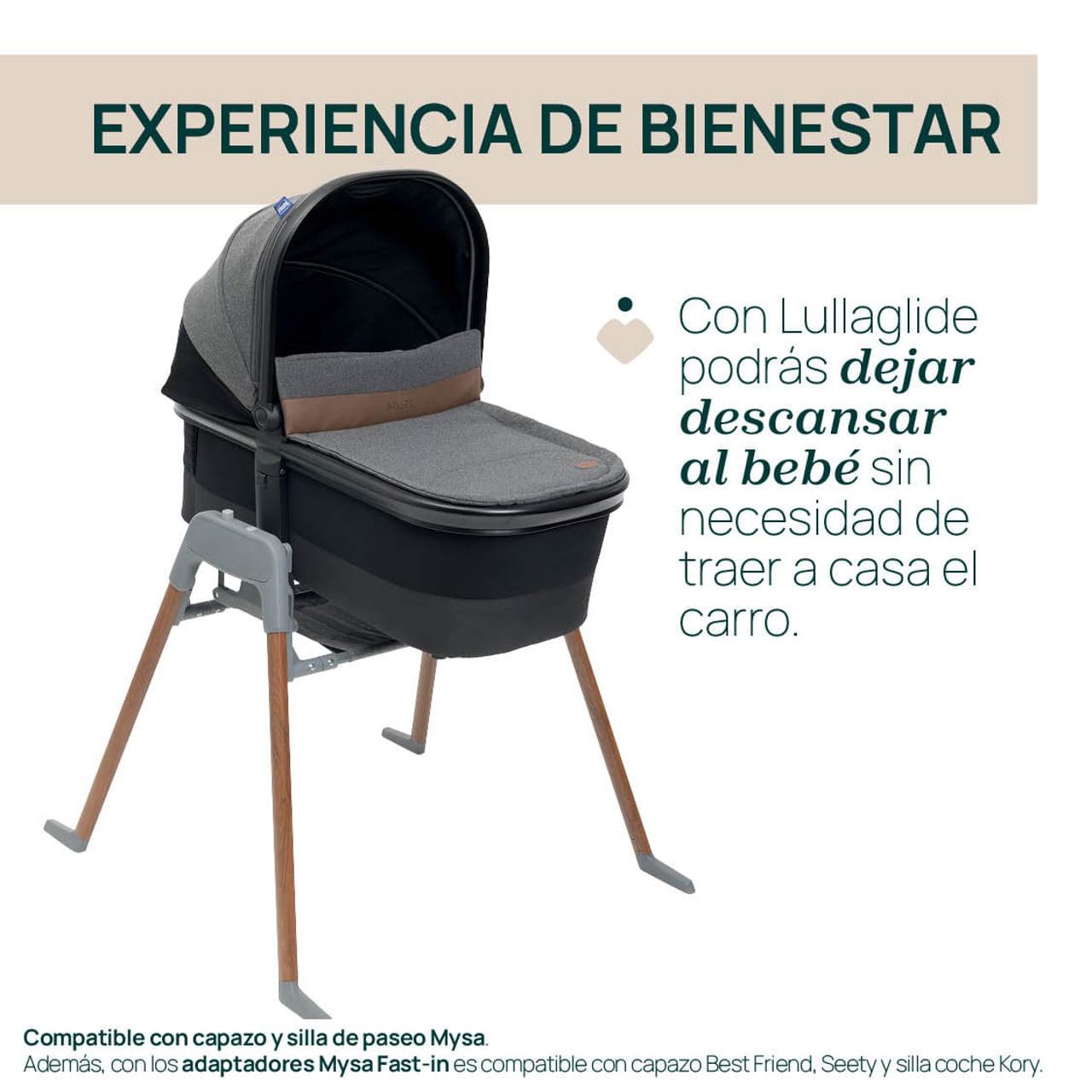 Soporte Lullaglide para capazo Chicco - Imagen 3
