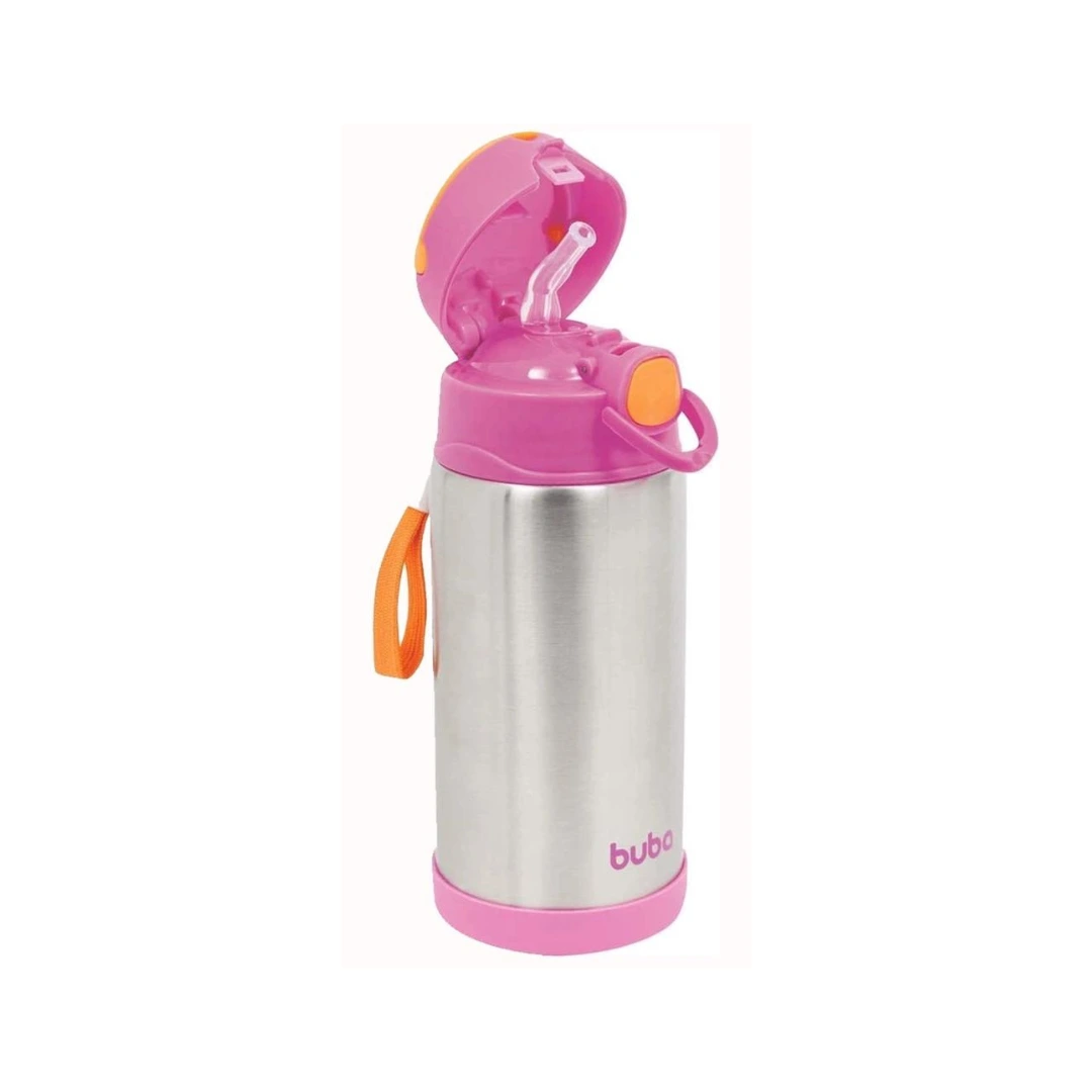 Hoppy Térmico Rosa con Pajita – 15103 - Imagen 2