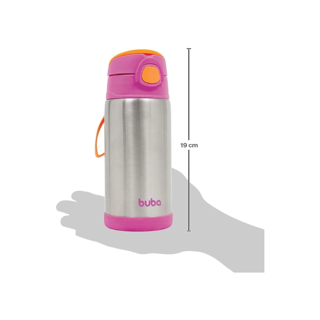 Hoppy Térmico Rosa con Pajita – 15103 - Imagen 5