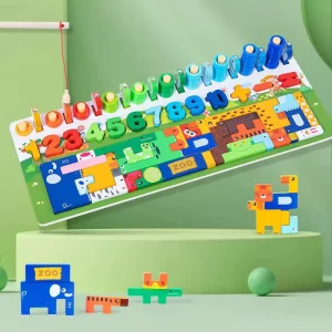 Tablero Montessori Multifuncional con Tetris
