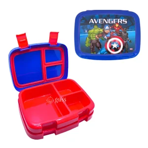 Taper Bento 3 Divisiones Missi (Avengers marvel)