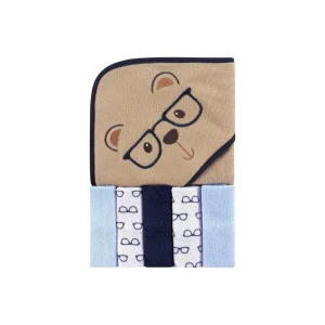 Toalla con Capucha y Toallitas Nene-19955