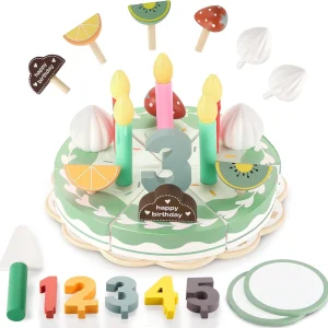 Torta de cumpleaños de Madera