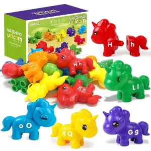 Unicornio Montessori Emparejamiento y Abecedario